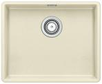 BLANCO SUBLINE 500-F, SILGRANIT, jasmine, with drain remote control, w/o bowl layout, 600 mm min. cabinet size