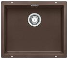 BLANCO SUBLINE 500-U, SILGRANIT, coffee, w/o drain remote control, w/o bowl layout, 600 mm min. cabinet size
