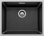 BLANCO SUBLINE 500-IF SteelFrame, SILGRANIT, anthracite, with drain remote control, w/o bowl layout, 600 mm min. cabinet size