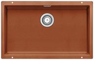 BLANCO SUBLINE 700-U, SILGRANIT, cognac, with drain remote control, w/o bowl layout, 800 mm min. cabinet size