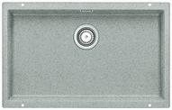 BLANCO SUBLINE 700-U, SILGRANIT, greystone, with drain remote control, w/o bowl layout, 800 mm min. cabinet size