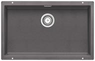 BLANCO SUBLINE 700-U, SILGRANIT, rock grey, w/o drain remote control, w/o bowl layout, 800 mm min. cabinet size