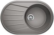 BLANCO TAMOS 45 S, SILGRANIT, alu metallic, w/o drain remote control, reversible, 450 mm min. cabinet size