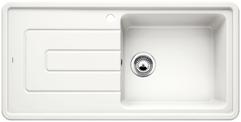 BLANCO TOLON XL 6 S, Ceramic, crystal white glossy, w/o drain remote control, Bowl right, 600 mm min. cabinet size