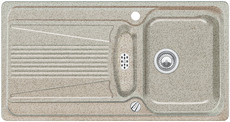 BLANCO VIVA 5 S, SILGRANIT Clean, sand, with drain remote control, w/o accessories, reversible, 500 mm min. cabinet size