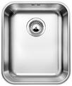 BLANCO YPSILON 340-U, Stainless steel brushed finish, with drain remote control, w/o bowl layout, 400 mm min. cabinet size