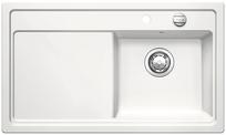 BLANCO ZENAR 45 S, Ceramic PuraPlus, with drain remote control, Bowl right, 450 mm min. cabinet size