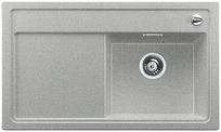 BLANCO ZENAR 45 S, SILGRANIT until 10-2014, greystone, with drain remote control, with accessories, Bowl right, 450 mm min. cabinet size
