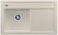 BLANCO ZENAR 45 S, SILGRANIT until 10-2014, sand, with drain remote control, with accessories, Bowl left, 450 mm min. cabinet size