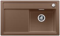 BLANCO ZENAR 45 S, SILGRANIT, nutmeg, with drain remote control, w/o accessories, Bowl right, 450 mm min. cabinet size