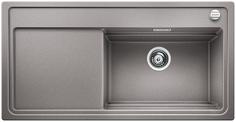 BLANCO ZENAR XL 6 S-F SteamerPlus, SILGRANIT, alu metallic, incl. cutting board glass, Bowl right, 600 mm min. cabinet size