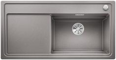 BLANCO ZENAR XL 6 S SteamerPlus, SILGRANIT, alu metallic, incl. cutting board glass, Bowl right, 600 mm min. cabinet size