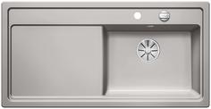 BLANCO ZENAR XL 6 S, Ceramic PuraPlus, alu grey, with drain remote control, Bowl right, 600 mm min. cabinet size
