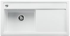 BLANCO ZENAR XL 6 S-F, SILGRANIT, white, with drain remote control, w/o accessories, Bowl left, 600 mm min. cabinet size