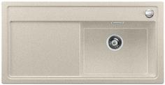 BLANCO ZENAR XL 6 S, SILGRANIT, sand, incl. cutting board glass, Bowl right, 600 mm min. cabinet size