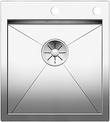 BLANCO ZEROX 400-IF/A, Stainless steel satin polish, with drain remote control, w/o bowl layout, 450 mm min. cabinet size
