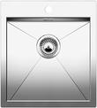 BLANCO ZEROX 400-IF/A, Stainless steel brushed finish, w/o drain remote control, w/o bowl layout, 450 mm min. cabinet size