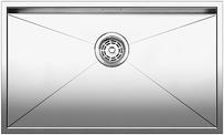BLANCO ZEROX 700-U, Stainless steel satin polish, w/o drain remote control, w/o bowl layout, 800 mm min. cabinet size