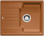 BLANCO ZIA 40 S, SILGRANIT, cognac, w/o drain remote control, reversible, 400 mm min. cabinet size