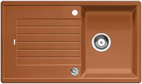 BLANCO ZIA 45 SL, SILGRANIT, cognac, with drain remote control, reversible, 450 mm min. cabinet size