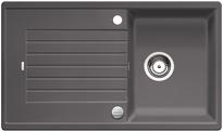BLANCO ZIA 45 SL, SILGRANIT, rock grey, with drain remote control, reversible, 450 mm min. cabinet size