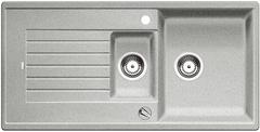 BLANCO ZIA 6 S, SILGRANIT, greystone, with drain remote control, reversible, 600 mm min. cabinet size