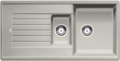 BLANCO ZIA 6 S, SILGRANIT, pearl grey, w/o drain remote control, reversible, 600 mm min. cabinet size