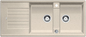 BLANCO ZIA 8 S, SILGRANIT, sand, with drain remote control, reversible, 800 mm min. cabinet size