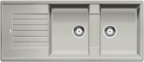 BLANCO ZIA 8 S, SILGRANIT, pearl grey, w/o drain remote control, reversible, 800 mm min. cabinet size