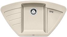 BLANCO ZIA 9 E, SILGRANIT, sand, w/o drain remote control, Bowl centred, 900 mm min. cabinet size