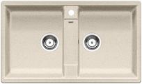 BLANCO ZIA 9, SILGRANIT, sand, w/o drain remote control, w/o bowl layout, 900 mm min. cabinet size
