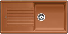 BLANCO ZIA XL 6 S, SILGRANIT, cognac, w/o drain remote control, reversible, 600 mm min. cabinet size