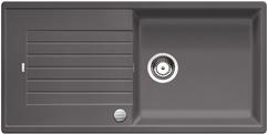BLANCO ZIA XL 6 S, SILGRANIT, rock grey, with drain remote control, reversible, 600 mm min. cabinet size