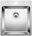 BLANCO A-STYLE 400-IF/A, Stainless steel brushed finish, w/o drain remote control, w/o accessories, w/o bowl layout, 450 mm min. cabinet size