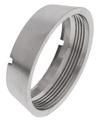 Cartridge cover ring brushed steel