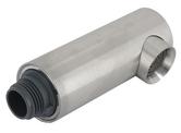 Spray head ATOS-S solid stainless steel brushed finish, solid stainless steel, High Pressure