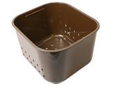 Colander PRIMO-BOX brown right (replaced by 207649), plastic, brown