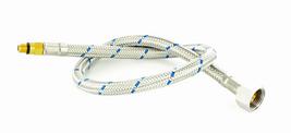 Flexible hose blue with gasket/mud guard 50 cm metal M8x1 BL(AV) (replaced by 122472)