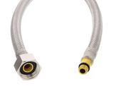 Flexible hose neutral with integrated gasket 90 cm metal 3/8" - M8x1 NF