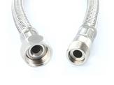 Flexible hose angle valve without seal 44 cm metal M15x1 HA