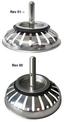 Basket strainer 3.5" pin Ø=84 mm (20 drain trenches) FI