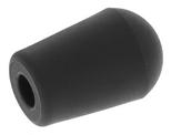 Plastic foot black for wire 4 mm (1 piece)