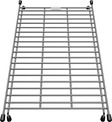 Floating grid 384 x 252, Stainless steel