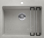 BLANCO ETAGON 6, SILGRANIT, concrete-style, w/o drain remote control, with accessories, w/o bowl layout, 600 mm min. cabinet size