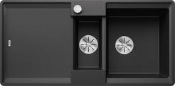 BLANCO ADIRA 6 S-F, SILGRANIT, anthracite, with drain remote control, with accessories, reversible, 600 mm min. cabinet size