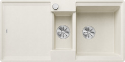 BLANCO ADIRA 6 S-F, SILGRANIT, soft white, with drain remote control, with accessories, reversible, 600 mm min. cabinet size