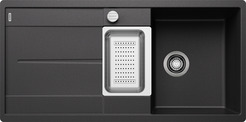 BLANCO METRA 6 S-F, SILGRANIT, anthracite, with drain remote control, with accessories, reversible, 600 mm min. cabinet size