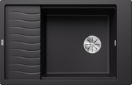 BLANCO ELON XL 6 S, SILGRANIT, schwarz, ohne Ablauffernbedienung, mit Zubehör, reversibel, 600 mm Untermaß