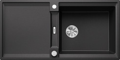 BLANCO ADIRA XL 6 S, SILGRANIT, anthracite, with drain remote control, with accessories, reversible, 600 mm min. cabinet size