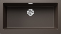 BLANCO VINTERA XL 9-UF, SILGRANIT, cafe, ohne Ablauffernbedienung, keine Beckenlage, 900 mm Untermaß